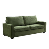 Modern Corduroy Sofa, 87.4