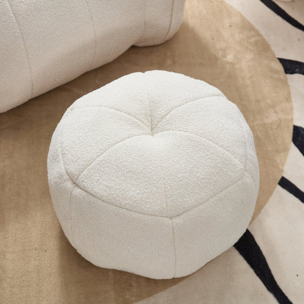 English Elm Soft Bean Bag Chair With High-Resilience Foam Chips & Footstool – Ideal For Gaming, Reading, Relaxing W1996P309477-GIGA