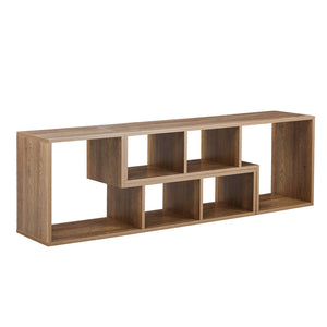English Elm 2 Modular L-shaped Cube Tv Stand Open Bookcase Media Console for Living Room W3875P401499