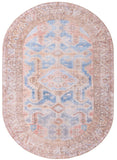 Unique Loom Timeless Paul Machine Made Medallion Rug Blue, Beige/Brown/Rust Red 7' 7" x 10' 6"
