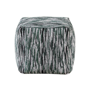 English Elm Modern Faux Fur Pouf Ottoman Accent Seat — Plush Cylindrical Footstool, Cozy Living Room Accent Multi 17 L x 17 W x 18 H B011P251660