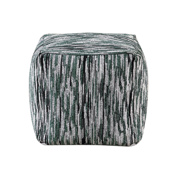 English Elm Modern Faux Fur Pouf Ottoman Accent Seat — Plush Cylindrical Footstool, Cozy Living Room Accent Multi 17 L x 17 W x 18 H B011P251660