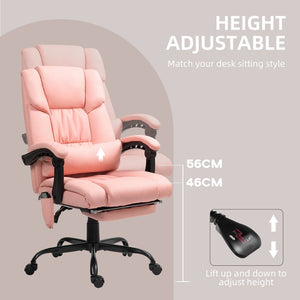 English Elm Premium High Back Pu Leather Executive Chair with Foam Cushion and Swivel Base T3971P407970