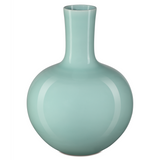 Celadon Green Straight Neck Vase