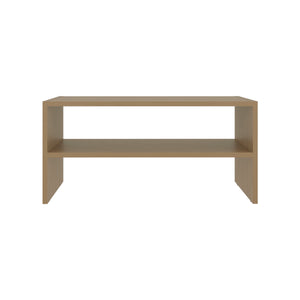 English Elm Modular compact shoe rack with 2 adjustable shelves, modern engineered wood design, durable storage Natural 28.74 L x 15.35 W x 3.15 H B097P395874
