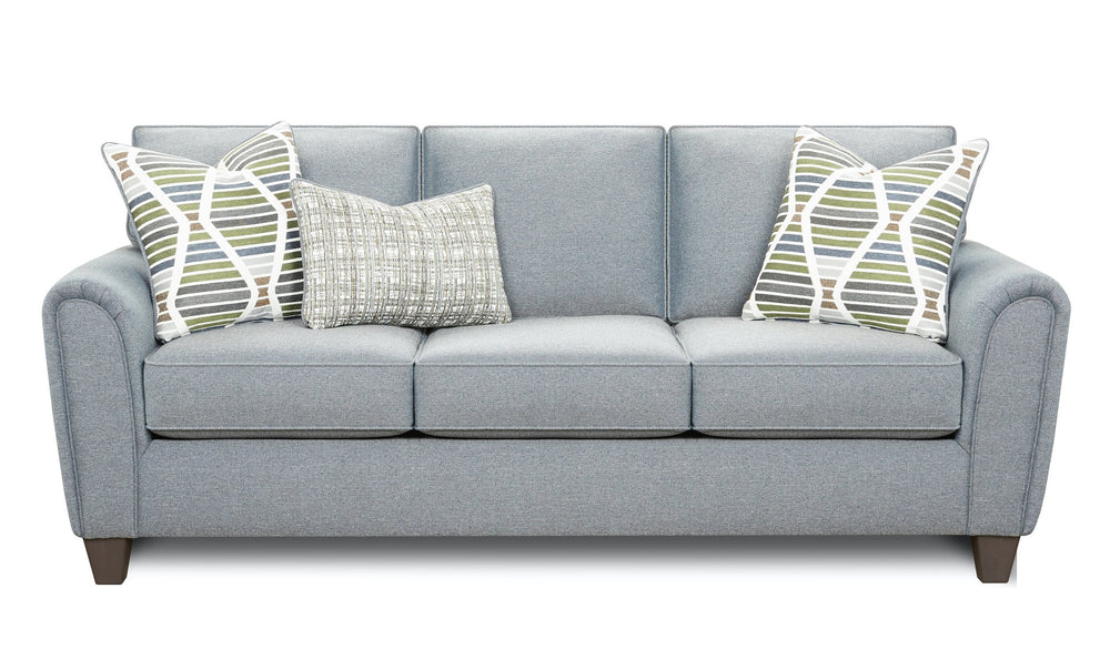 Fusion Macarena Marine Sofa In Grey - Stylish Transitional Design With Reversible Cushions & Accent Pillows Grey Ws,100% Polypropylene 49-00-kp Macarena Marine Sofa