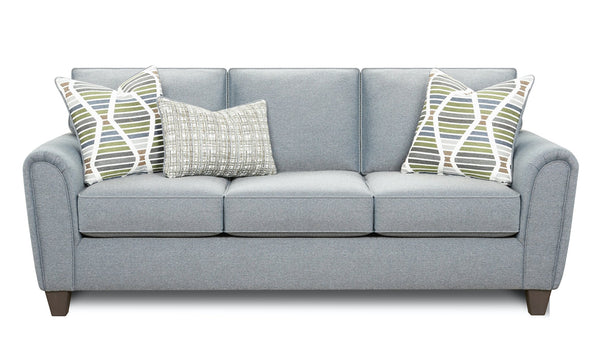 Fusion Macarena Marine Sofa In Grey - Stylish Transitional Design With Reversible Cushions & Accent Pillows Grey Ws,100% Polypropylene 49-00-kp Macarena Marine Sofa