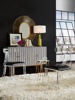 Wildwood Star Sculptural Side Table With Antique Gold Leaf Iron Base And White Marble Top — Compact Accent Statement 490050