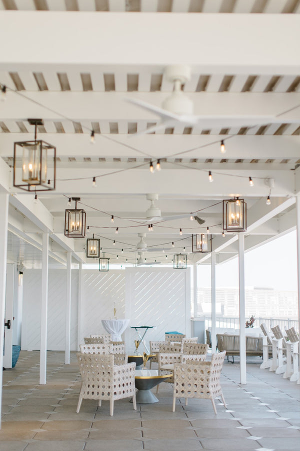 Wildwood Mandaue Bistro Chair With Whitewash Rattan Frame And Off-White Cushion — Coastal, Lightweight Dining Seat 490157