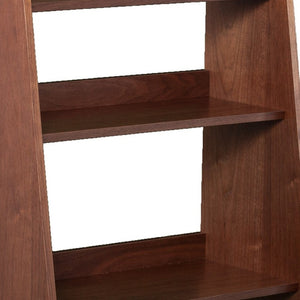 HomeRoots 45" Stylish Brown Etagere Bookcase - Four-Tier Display Shelf for Modern Living Room & Office Use 490169