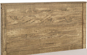 Homeroots Walnut Brown Solid Wood Queen Bed Frame Walnut Solid Wood 490279