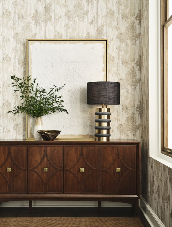 Wildwood Diamond Mid‑Century Walnut Sideboard With Brass Accents, 72" Wide Diamond‑Motif Buffet For Stylish Storage 490309