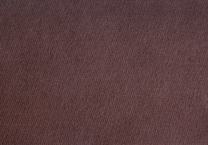 Homeroots 14" Plum Velvet And Gold Round Ottoman   490339