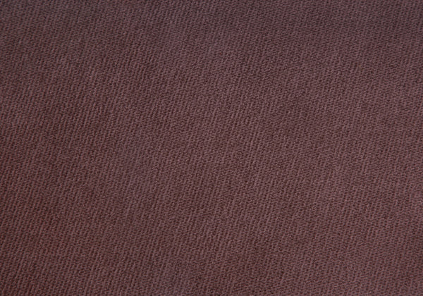 Homeroots 14" Plum Velvet And Gold Round Ottoman   490339