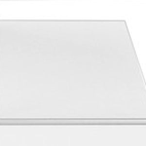 HomeRoots 63" White Cabinet Enclosed Storage TV Stand – Modern Design with Concealed Storage for Organizing Media 490385