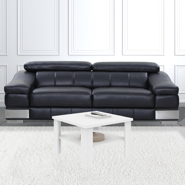 Homeroots 36" White End Table   490418