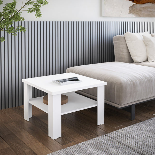 Homeroots 36" White End Table   490418