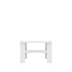Homeroots 36" White End Table   490418