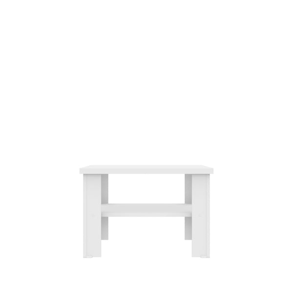 Homeroots 36" White End Table   490418
