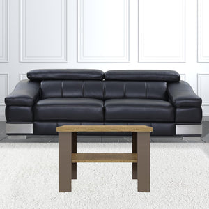 Homeroots 36" Brown And Natural End Table   490419