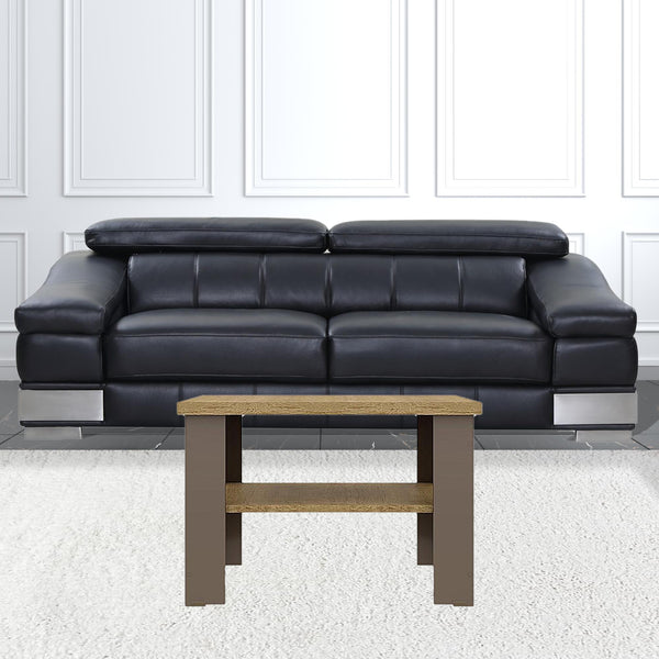 Homeroots 36" Brown And Natural End Table   490419