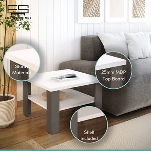 Homeroots 36" Brown And Natural End Table   490419