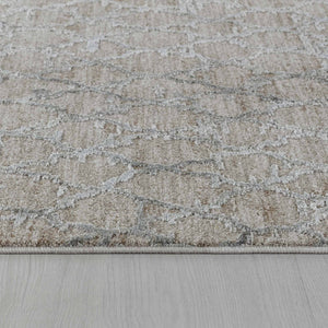 Homeroots 8' X 10' Beige Moroccan Stain Resistant Area Rug  Other Material 490426
