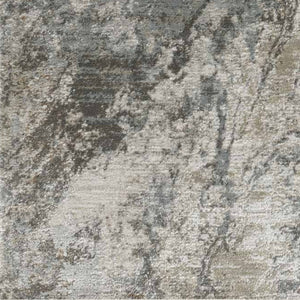 HomeRoots 9' X 12' Beige Abstract Power Loom Area Rug - Modern, Durable, Stain-Resistant for Any Room Style 490430
