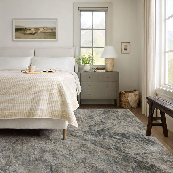HomeRoots 9' X 12' Beige Abstract Power Loom Area Rug - Modern, Durable, Stain-Resistant for Any Room Style 490430