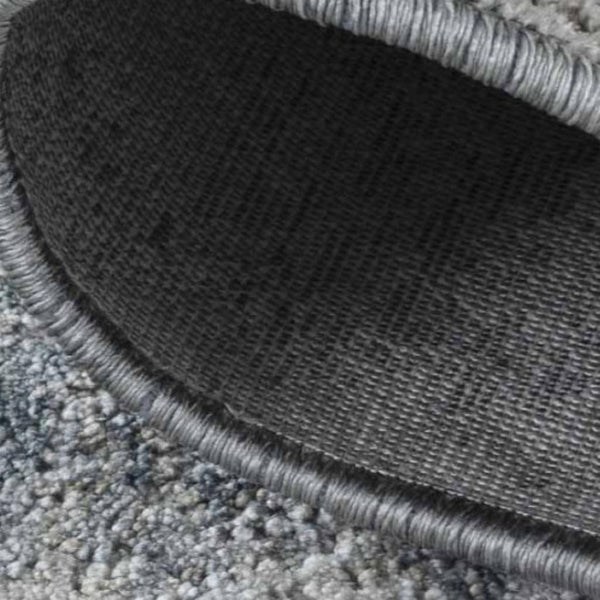 HomeRoots 8' Blue Gray Abstract Power Loom Area Rug - Modern Elegance, Durable Comfort for Any Space 8' X 10' 490432