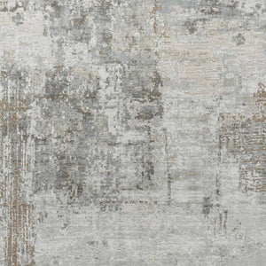 Homeroots 5' X 8' Beige Abstract Power Loom Stain Resistant Area Rug  Other Material 490437