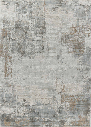Homeroots 8' X 10' Beige Abstract Power Loom Stain Resistant Area Rug  Other Material 490438