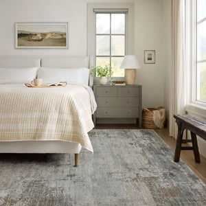 Homeroots 8' X 10' Beige Abstract Power Loom Stain Resistant Area Rug  Other Material 490438