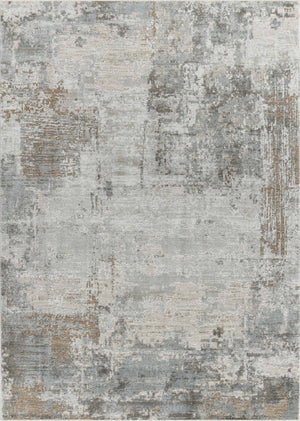Homeroots 9' X 12' Beige Abstract Power Loom Stain Resistant Area Rug  Other Material 490439