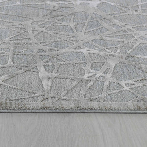 Homeroots 9' X 12' Turquoise Abstract Power Loom Stain Resistant Area Rug  Other Material 490442