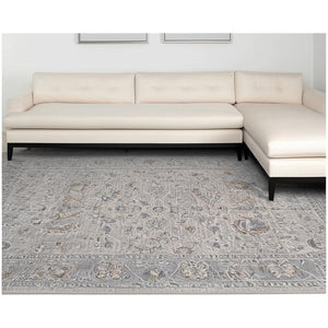 HomeRoots 5' Cream Southwestern Area Rug - Stain & Water Resistant, Durable, and Stylish for Any Home Decor 8' X 10' 490447