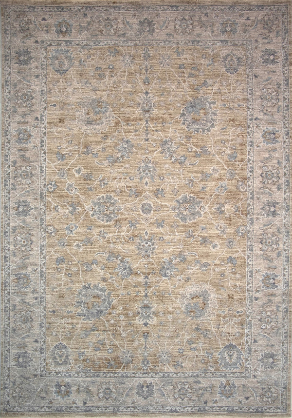 Homeroots 9' X 12' Gold Southwestern Power Loom Stain Resistant Area Rug  Other Material 490451