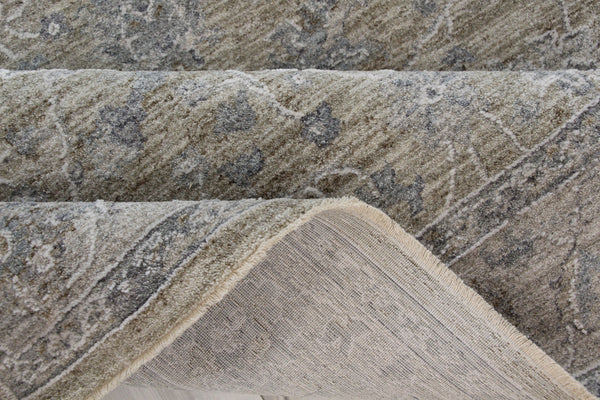 Homeroots 9' X 12' Gold Southwestern Power Loom Stain Resistant Area Rug  Other Material 490451