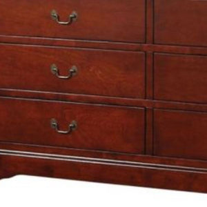 Homeroots 60" Brown Solid And Manufactured Wood Six Drawer Double Dresser  Solid And Manufactured Wood 490456