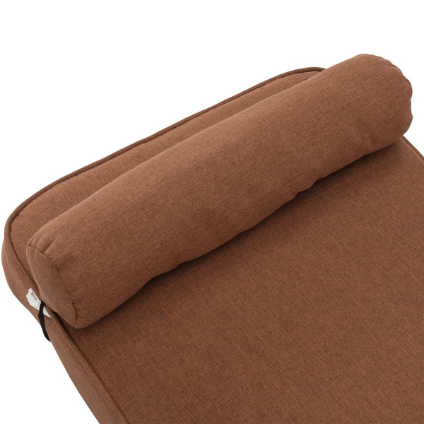 English Elm Multi-functional Foldable Sofa Bed with 5 Adjustable Angles, Removable Pillow & Tray, Dark Brown W2181P293644