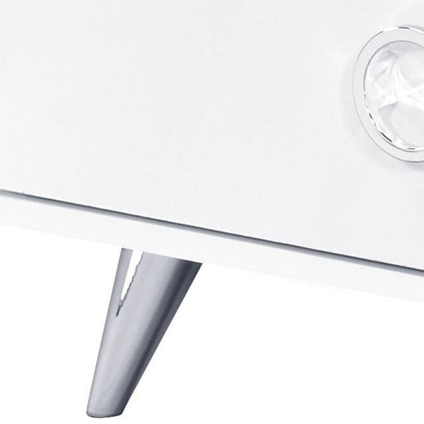 Homeroots 47" White Finish Manufactured Wood Six Drawer Double Dresser  Manufactured Wood 490490