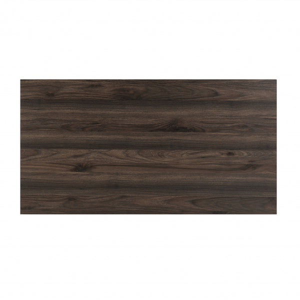 Homeroots 43" Walnut Rectangular Lift Top Coffee Table   490569