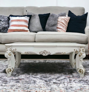 Homeroots 53" Pearl Coffee Table   490585