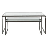 Swerve Nesting Cocktail Table Black 490714-WILDWOOD Wildwood