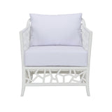 Catania Lounge Chair White/Cream 490721-WILDWOOD Wildwood