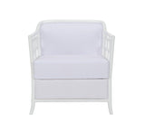 Cefalu Lounge Chair White/Cream 490722-WILDWOOD Wildwood