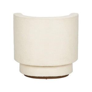 Wildwood Piano Modern Bouclé Chaise With Channel-Tufted High Back, Plush Padding, Durable Performance Upholstery 490760