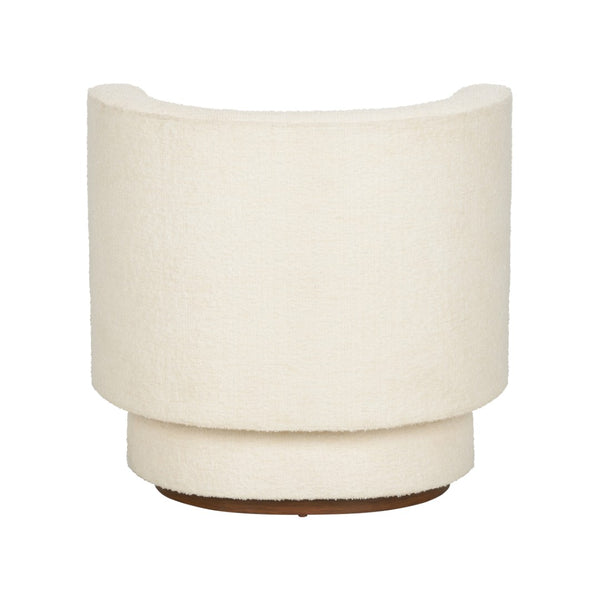 Wildwood Piano Modern Bouclé Chaise With Channel-Tufted High Back, Plush Padding, Durable Performance Upholstery 490760