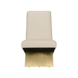 Foster Chair Brown, Gold 490764-WILDWOOD Wildwood