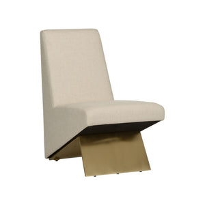 Foster Chair Brown, Gold 490764-WILDWOOD Wildwood